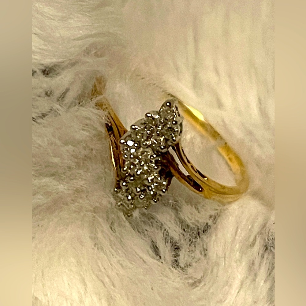 Gold Diamond Ring- Beautiful